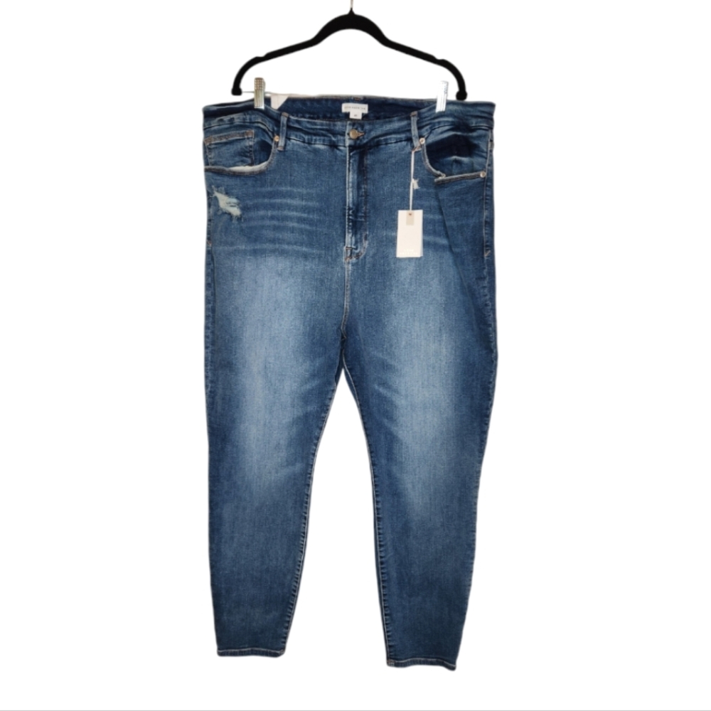 NEW Good American Good Waist Skinny Jeans Plus Size 26